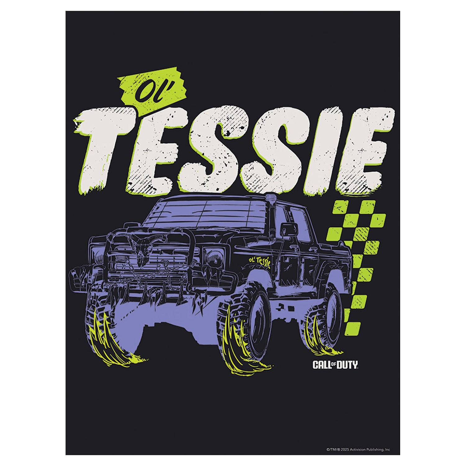Call of Duty Zombies Ol' Tessie Welcome Aboard 18x24