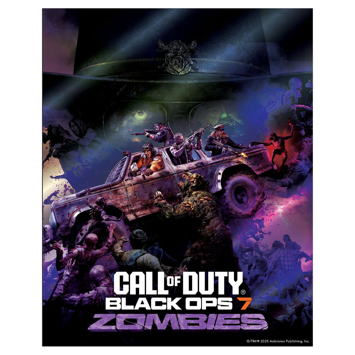 Call of Duty: Black Ops 7 Zombies 16x20" Foil Poster - Front View