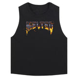 Call of Duty Melted Women's Black Cropped Tank Top