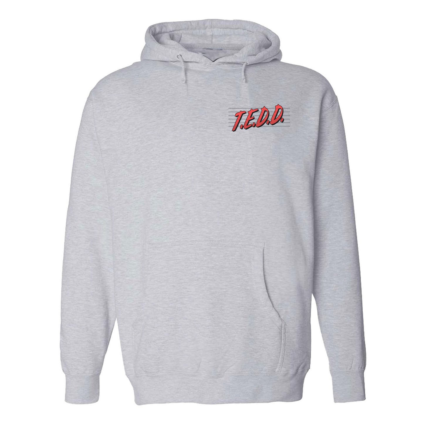 Call of Duty: Black Ops 7 Zombies T.E.D.D. Grey Hoodie - Front View