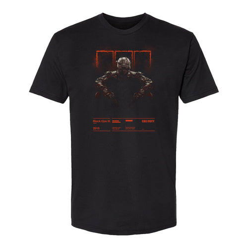 Call of Duty: Black Ops III (2015) Black T-Shirt - Front View