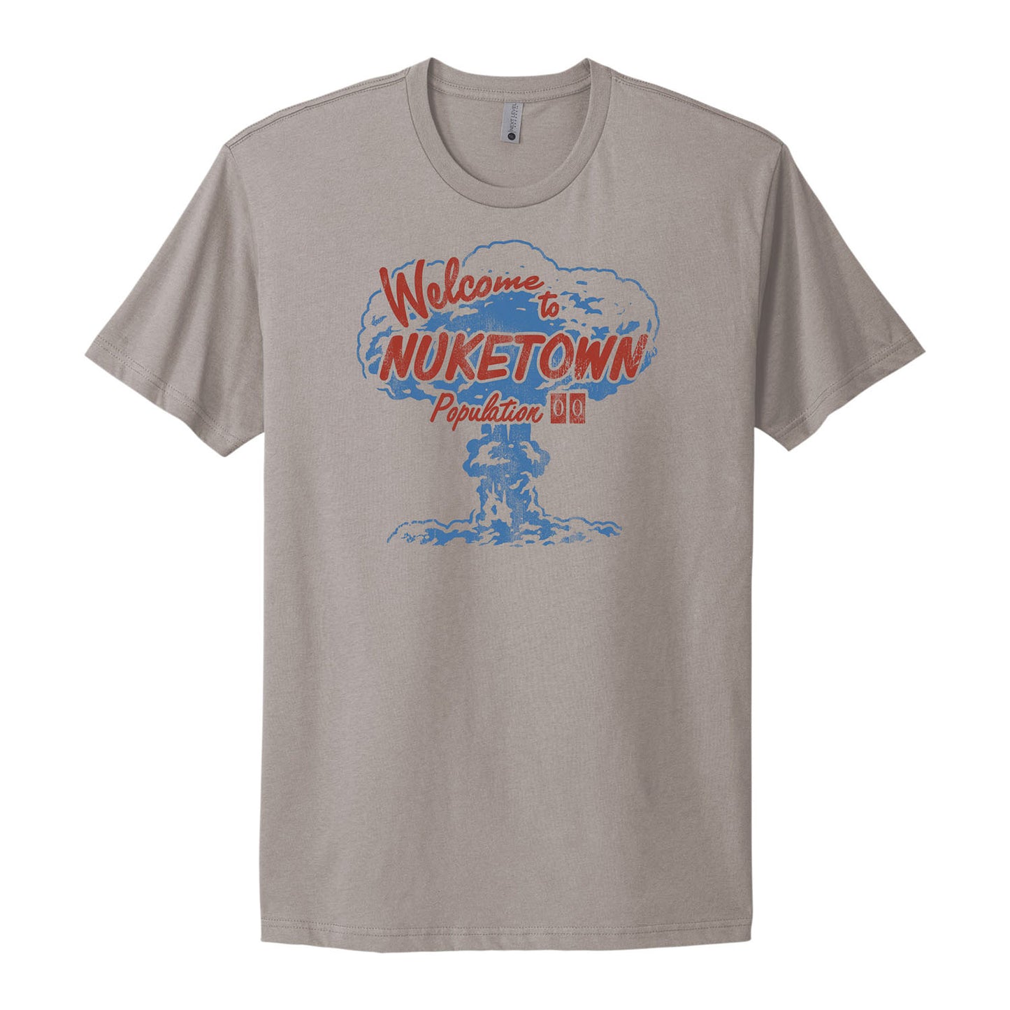 Call of Duty Nuketown Mushroom Cloud Grey T-Shirt - Front View