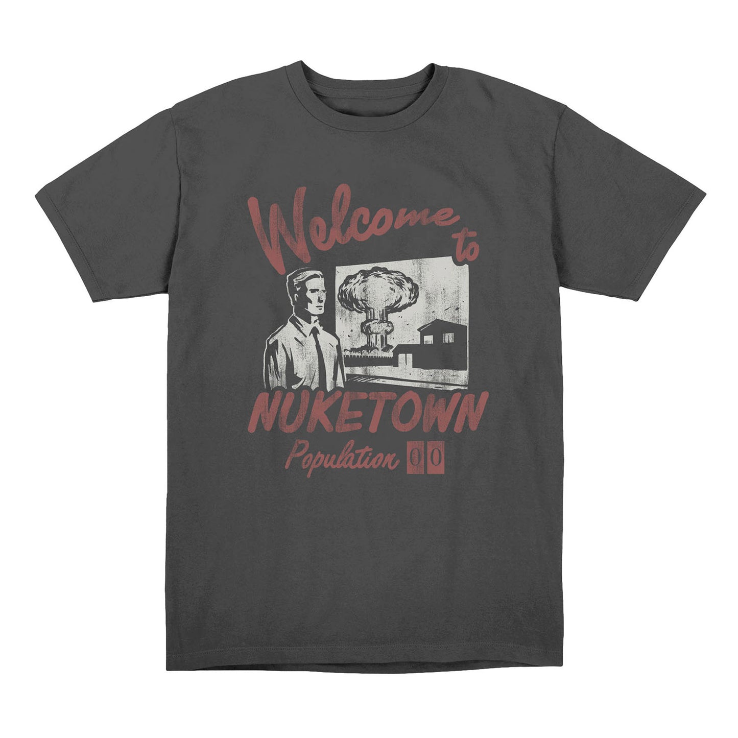 Call of Duty Nuketown Mannequin Grey T-Shirt - Front View