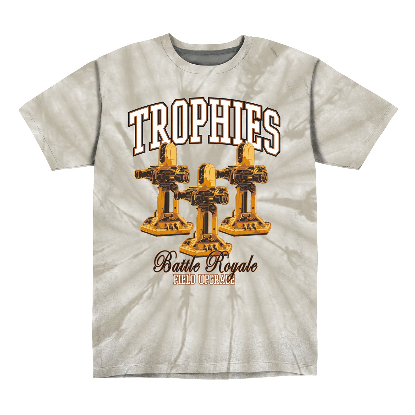 Call of Duty Trophies Grey Tie-Dye T-Shirt - Front View