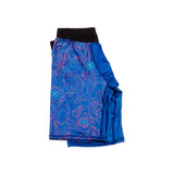 Call of Duty: Warzone Point3 Blue Compression Shorts - Folded View
