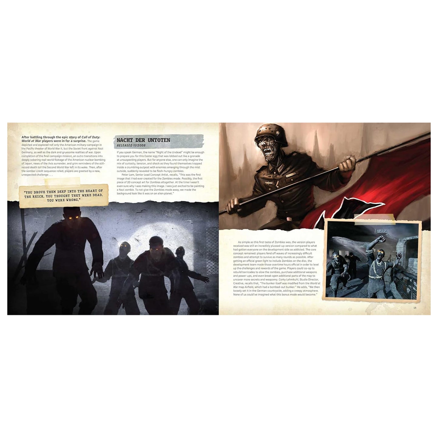 Call of Duty Black Ops Zombies: The Art of Treyarch - preview of inside pages