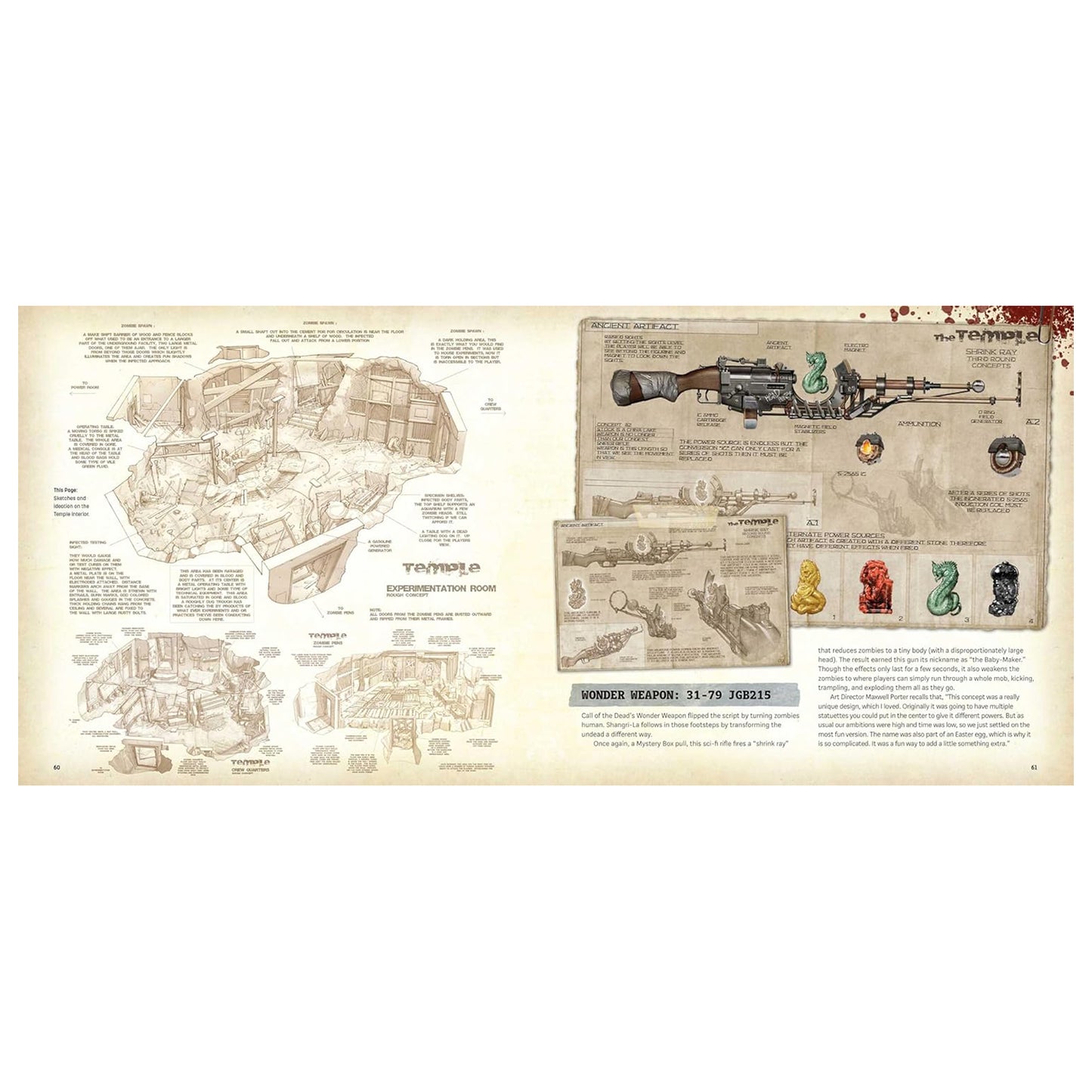 Call of Duty Black Ops Zombies: The Art of Treyarch - preview of inside pages