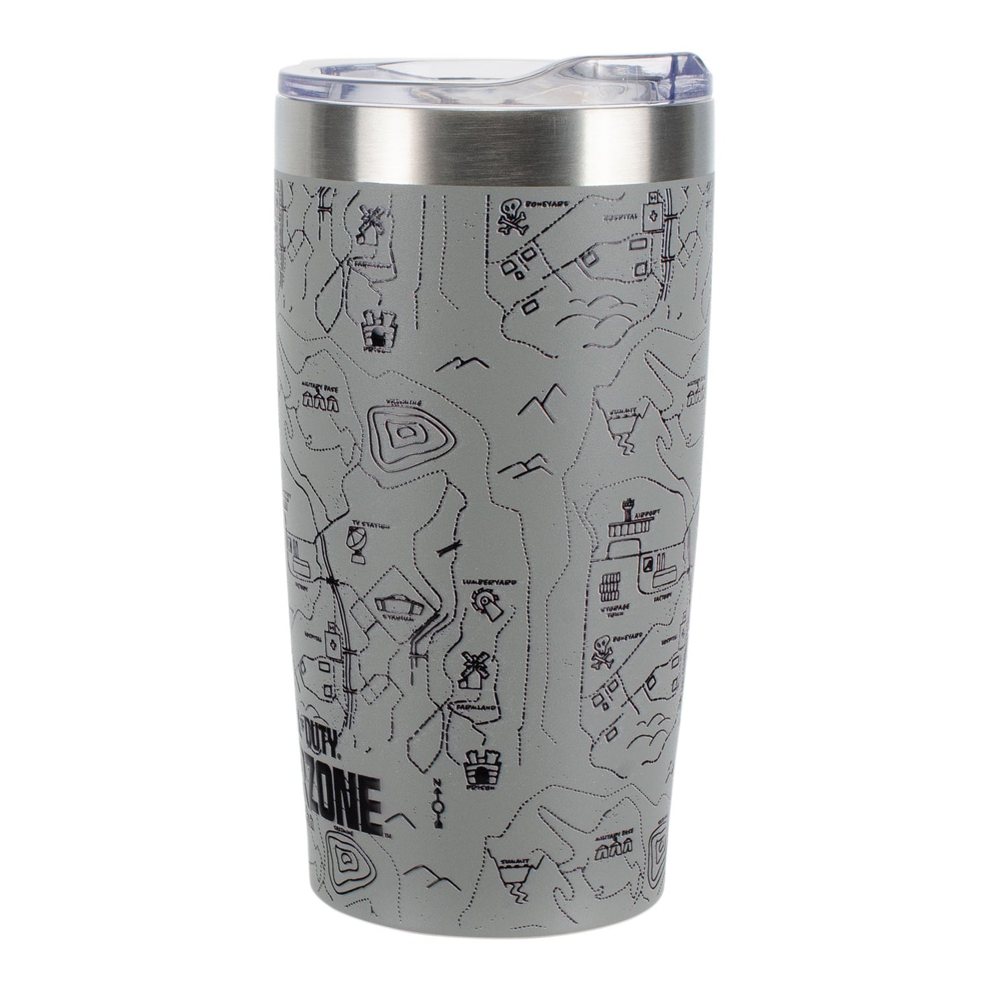Call of Duty: Warzone Verdansk Map 20oz Tumbler - Side View
