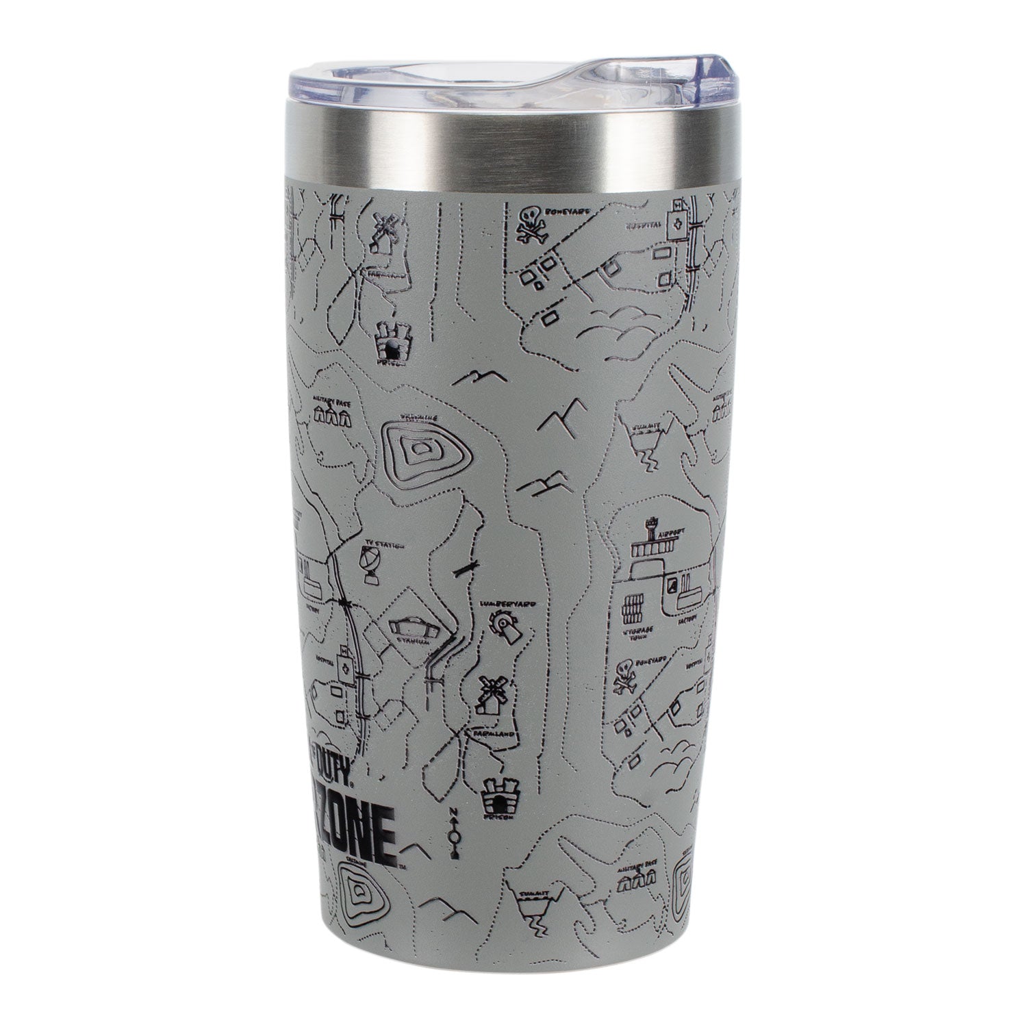Call of Duty: Warzone Verdansk Map 20oz Tumbler - Side View