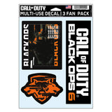 Call of Duty: Black Ops 6 Decal Sheet - Front View