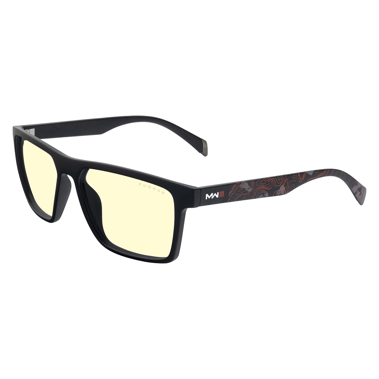 Call of Duty Alpha Edition Gunnar Blue Light Gaming Glasses - Angled view