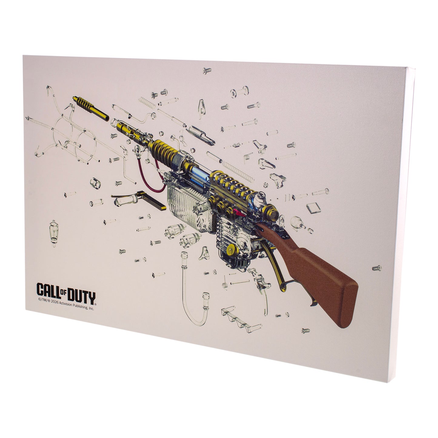 Call of Duty Wunderwaffe Blueprint 24.5x18" Canvas - Front View