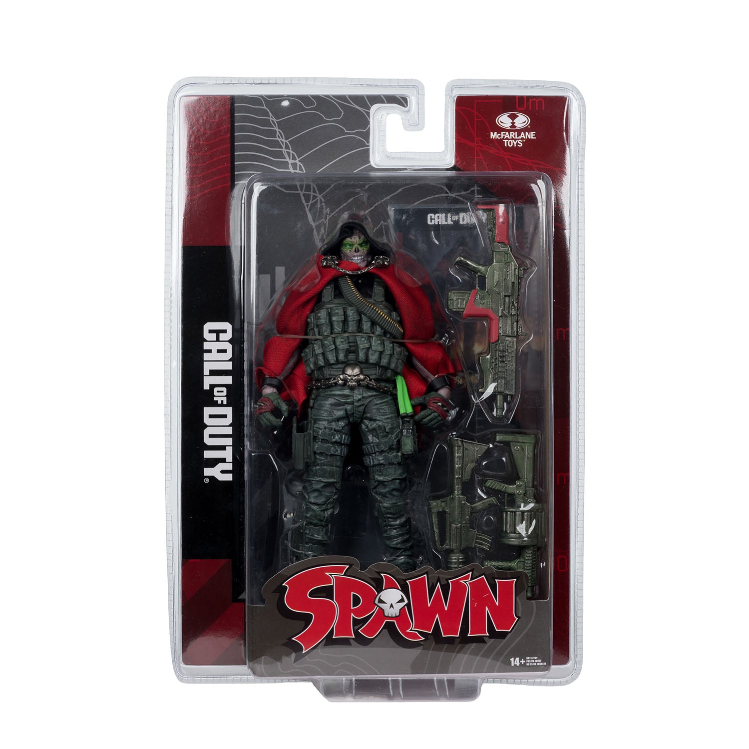 Call of Duty Burned Spawn Figurine - Front View in Package