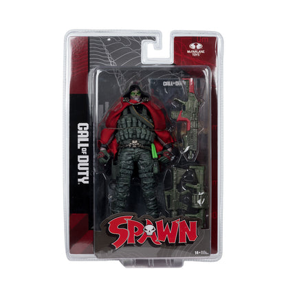 Call of Duty Burned Spawn Figurine - Front View in Package