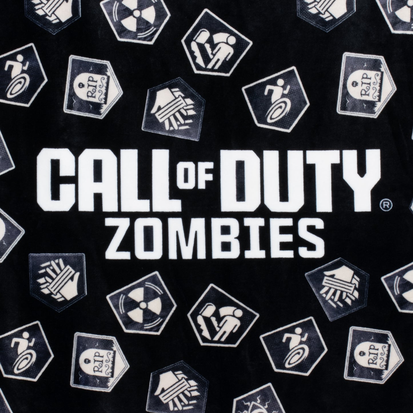 Call of Duty Perk Icon Blanket - Close Up View