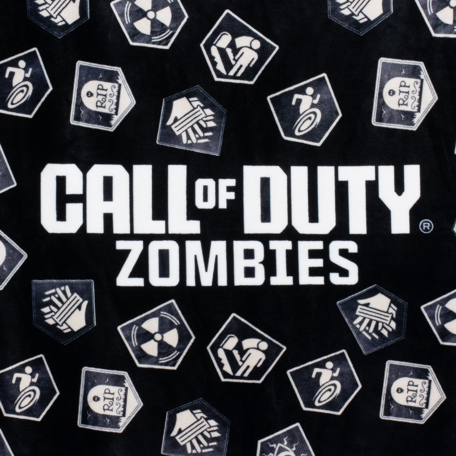 Call of Duty Perk Icon Blanket - Close Up View