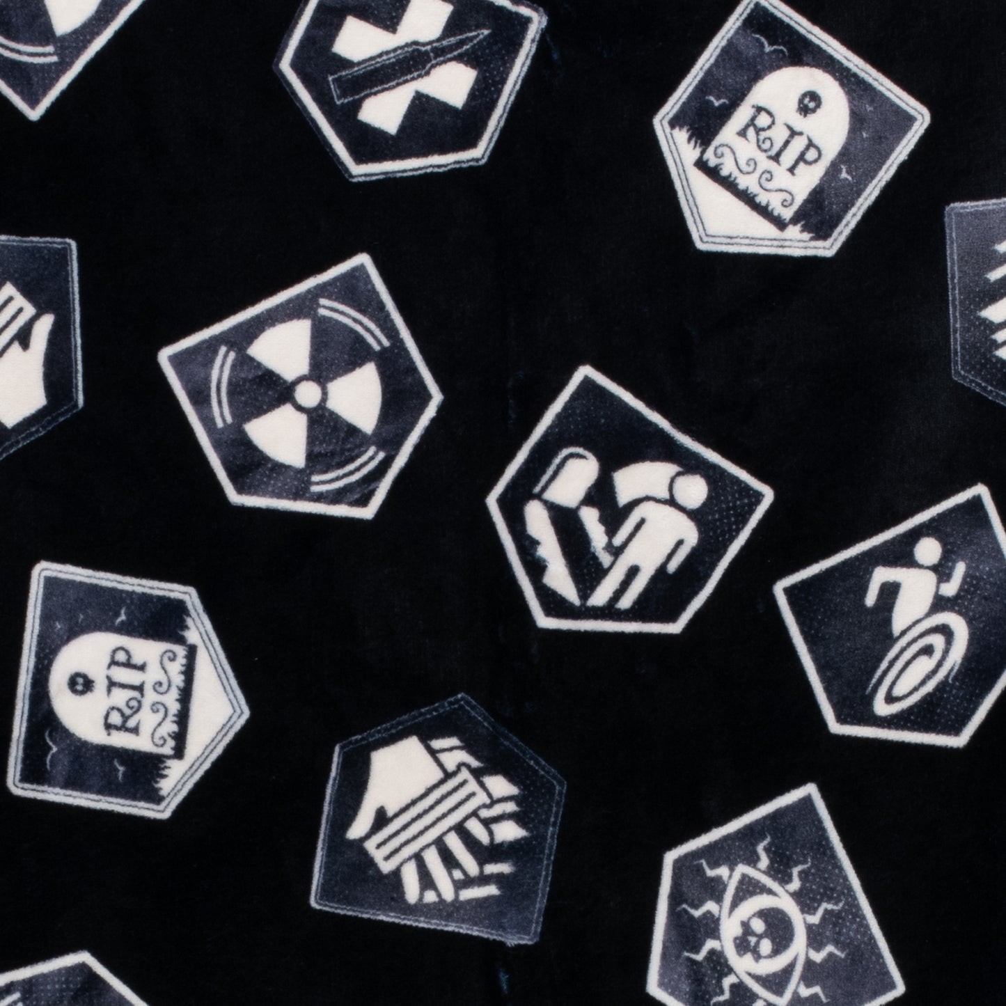 Call of Duty Perk Icon Blanket - Close Up View