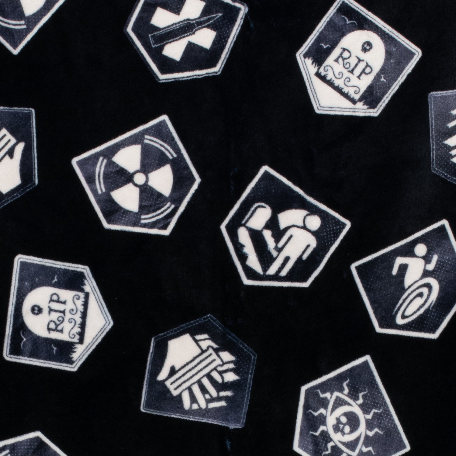 Call of Duty Perk Icon Blanket - Close Up View