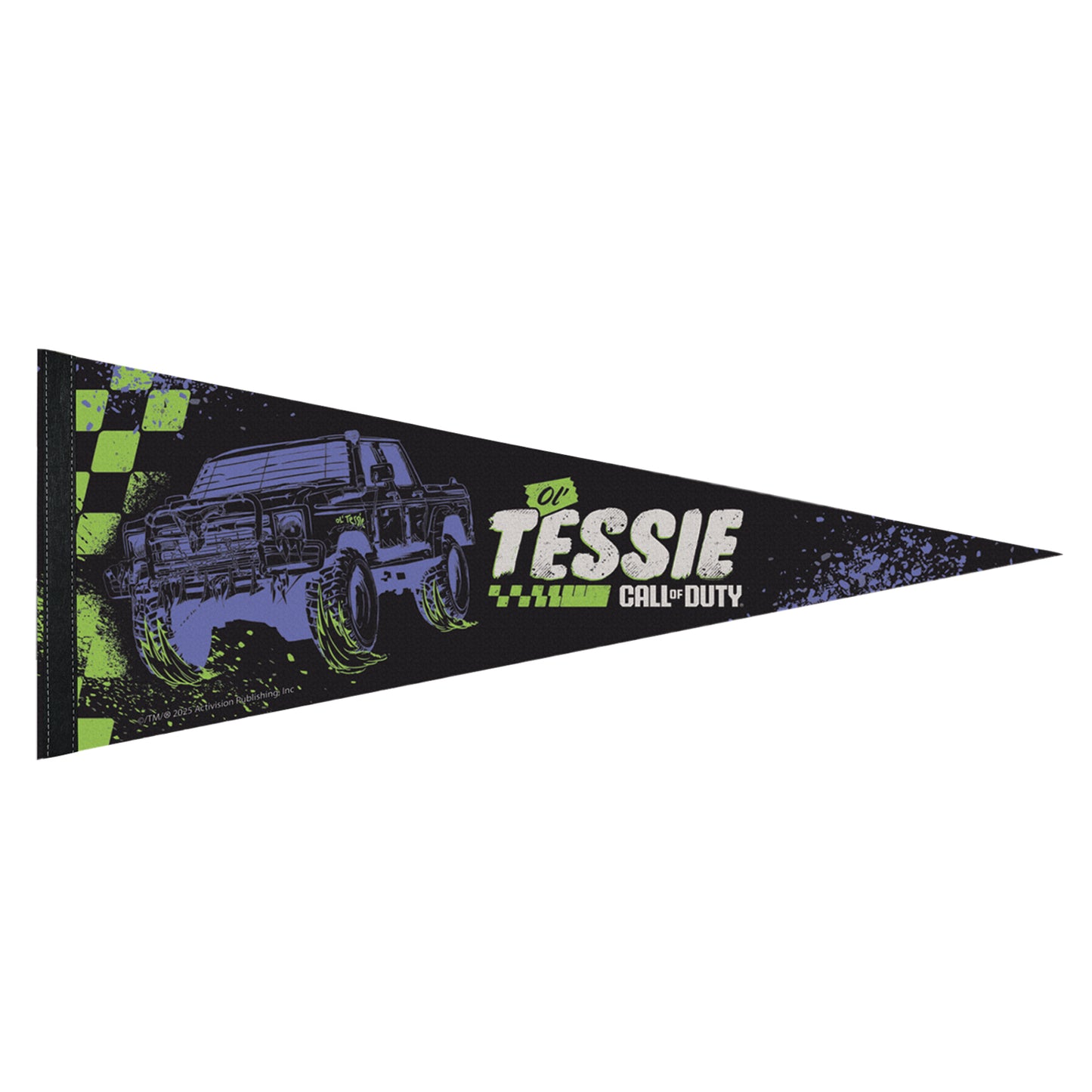 Call of Duty: Black Ops 7 Zombies Ol' Tessie Pennant - Front View