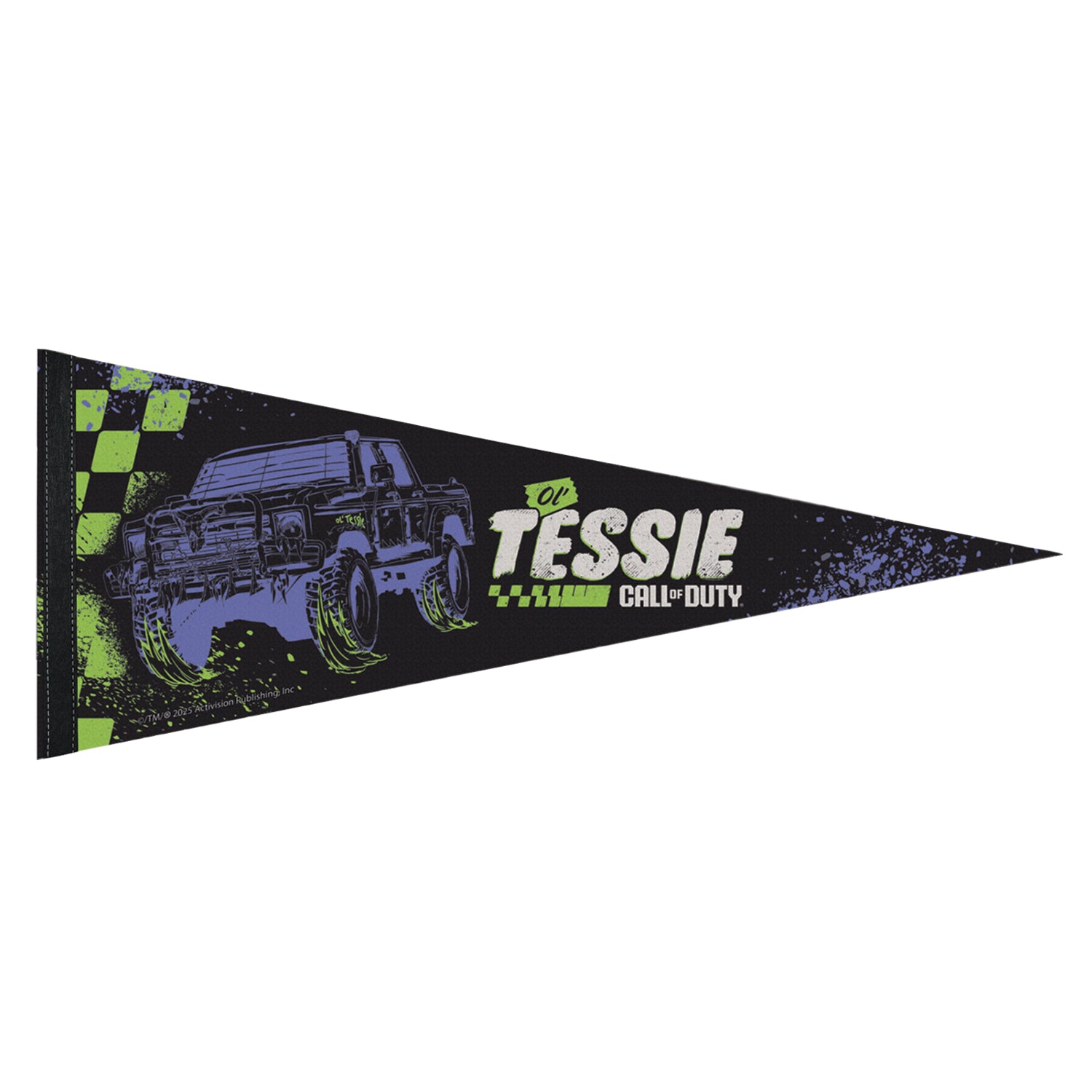 Call of Duty: Black Ops 7 Zombies Ol' Tessie Pennant - Front View