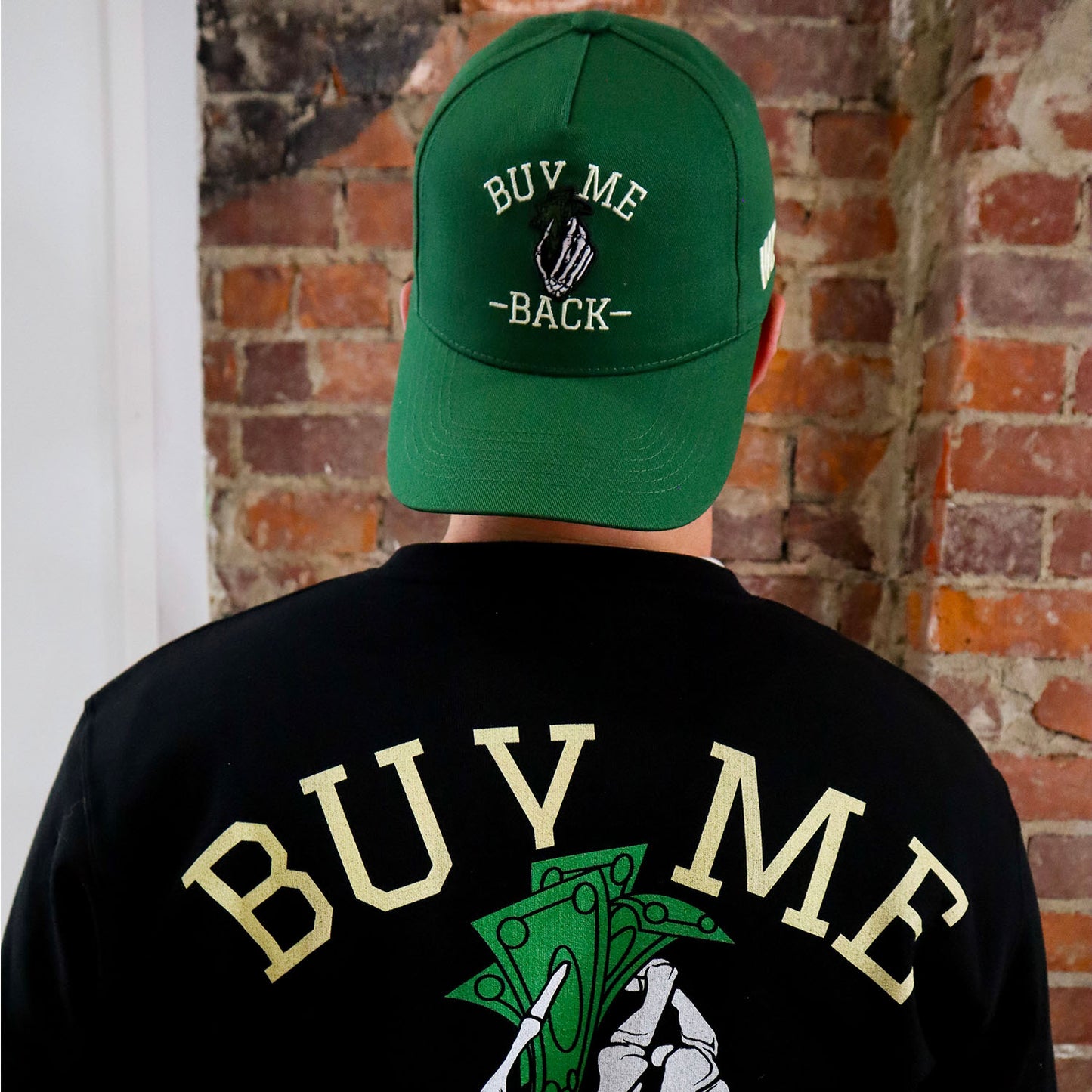 Call of Duty Buy Me Back Snapback Hat - Front View on Model