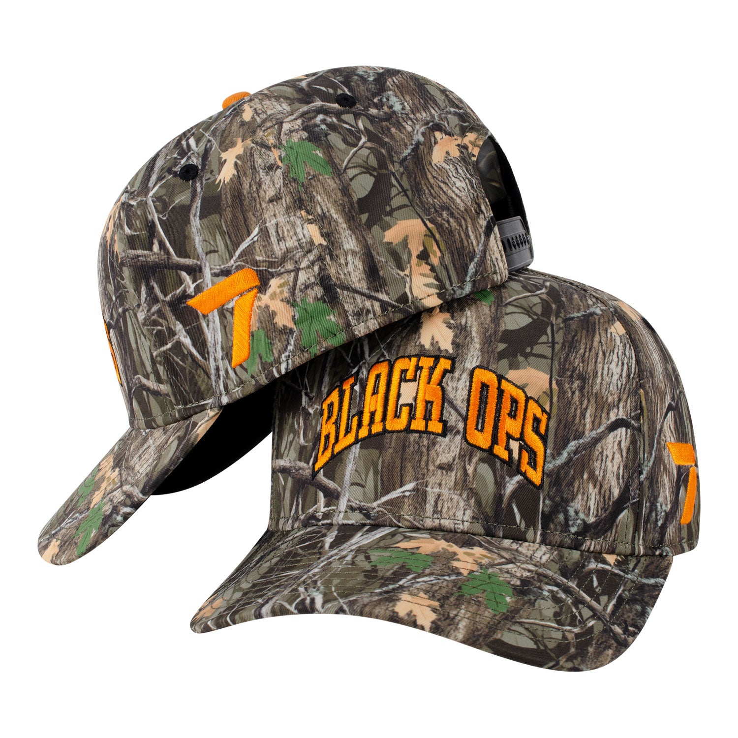 Call of Duty: Black Ops 7 Camo Snapback Hat - Front and Side Stacked Hat View