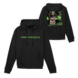 Call of Duty Task Force 141 Anime Black Hoodie - Front and Back View