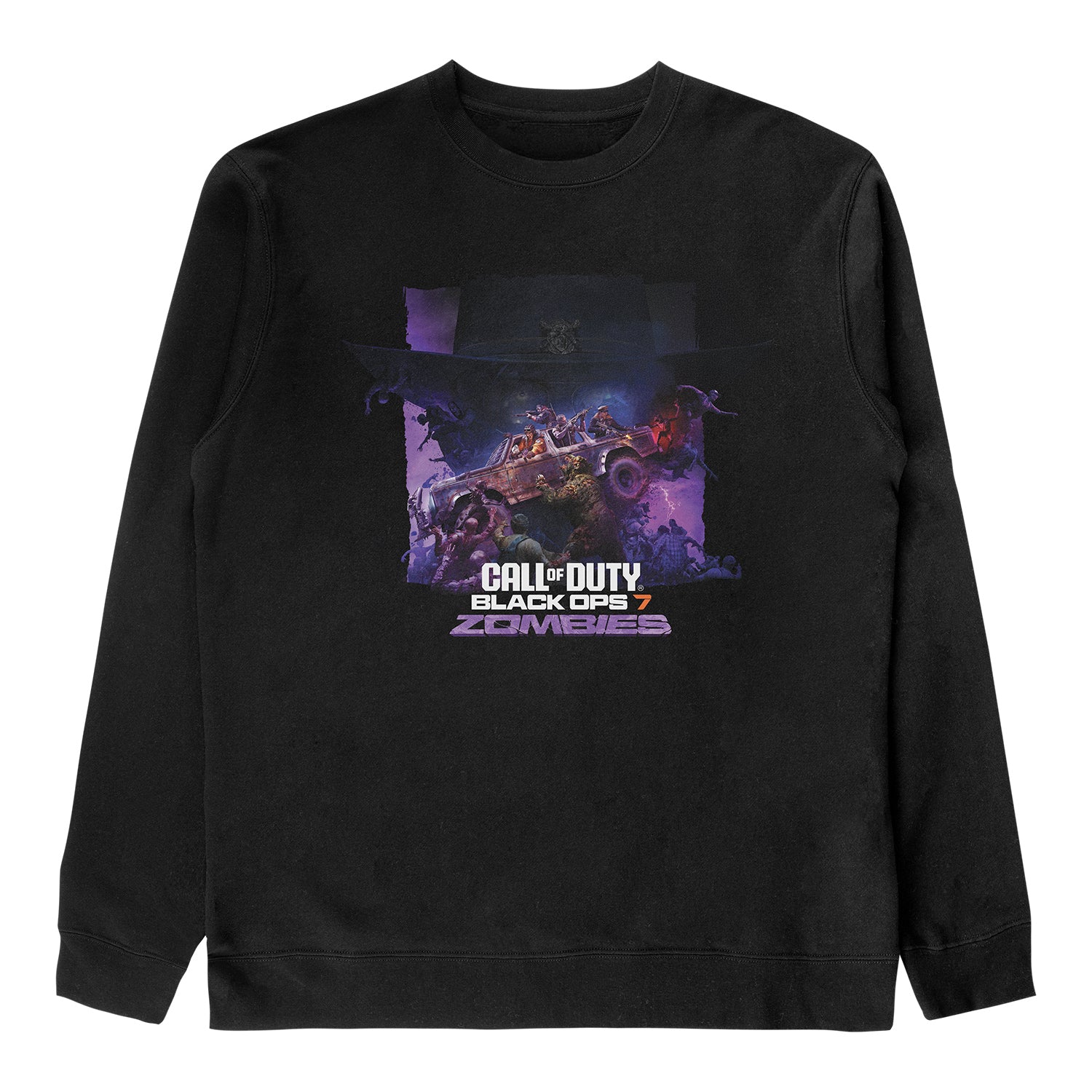 Call of Duty: Black Ops 7 Zombies Key Art Crewneck Sweatshirt - Front View