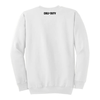 Call of Duty Vintage Perk-A-Cola Bottle Crewneck Sweatshirt - Back View White Version