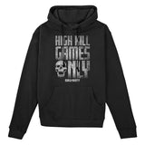 Call of Duty Black High Kill Games Only Hoodie - Front View