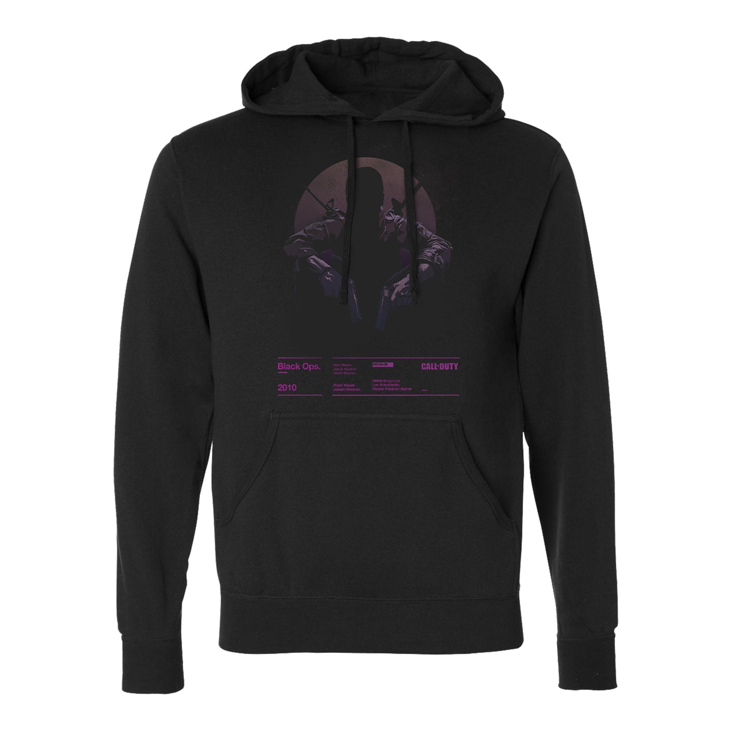 Call of Duty Black Black Ops (2010) Hoodie - Front View