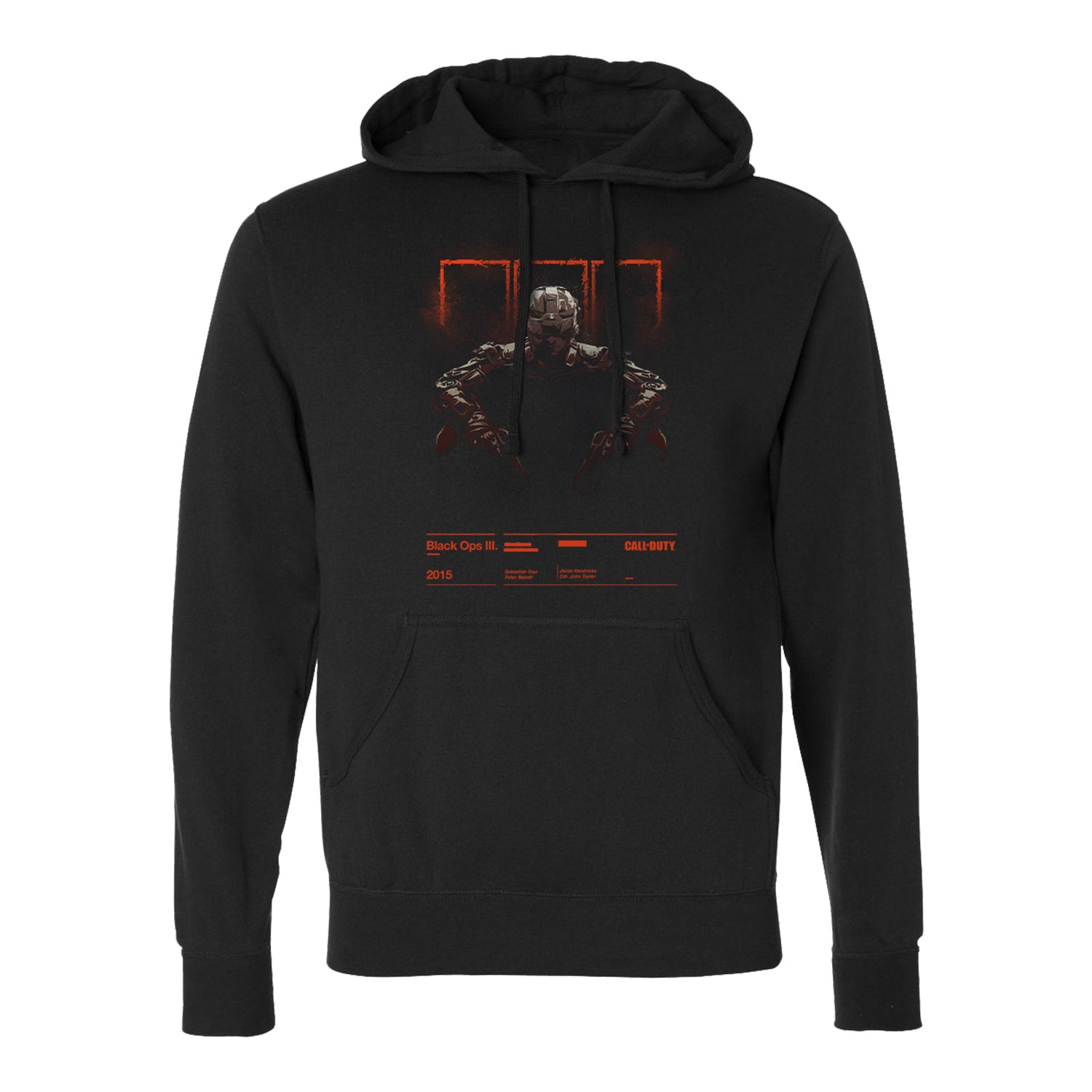 Call of Duty Black Black Ops 3 (2015) Hoodie - Front View
