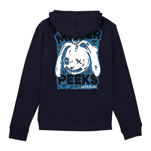 Call of Duty Mister Peeks Hoodie - Back View Navy Version