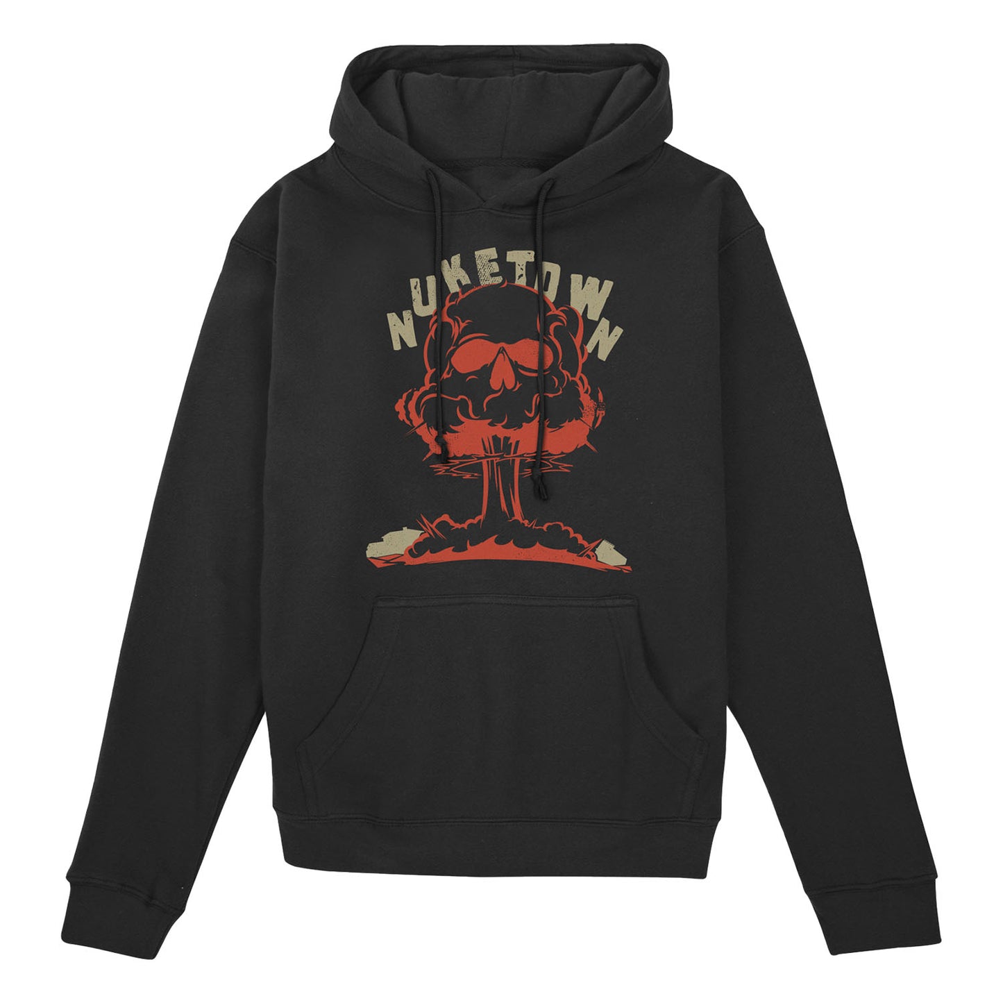 Call of Duty Nuketown Skull Cloud Hoodie - Black Front View