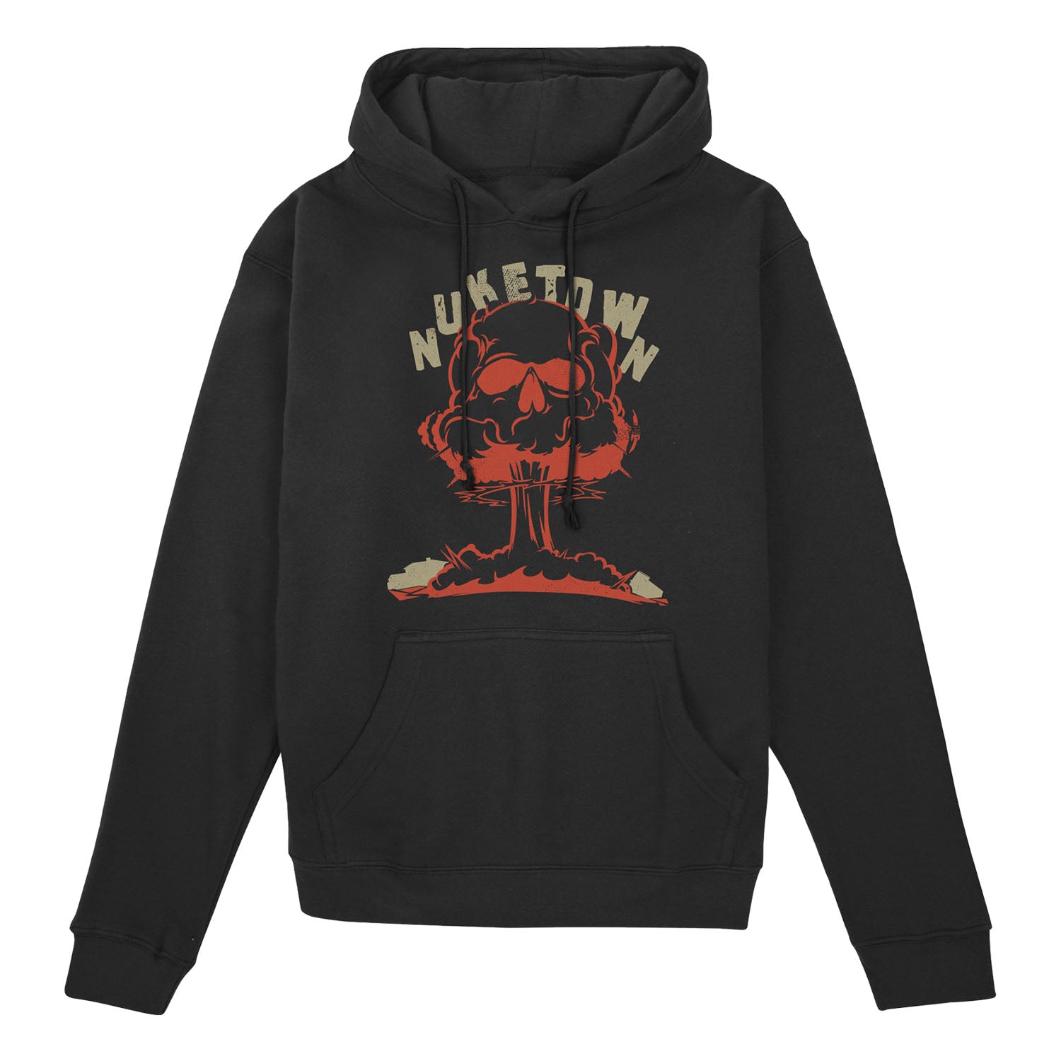 Call of Duty Nuketown Skull Cloud Hoodie - Black Front View