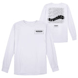 Call of Duty Stunned White Long Sleeve T-Shirt - Front and back view