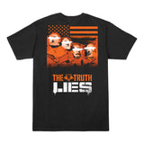 Call of Duty: Black Ops 6 The Truth Lies T-Shirt - Back View Black Version