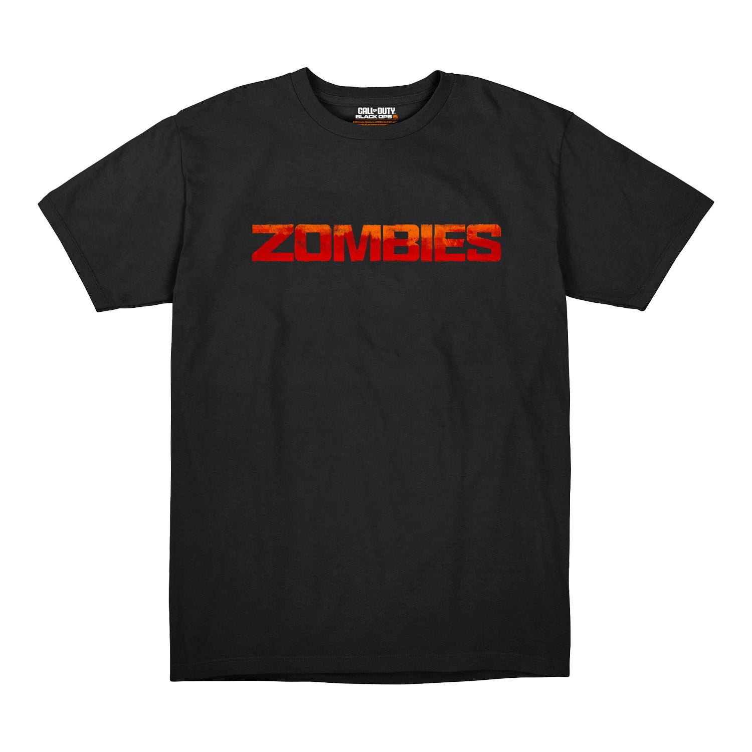 Call of Duty Black Ops 6 Zombies Red Logo Black TShirt Call of Duty