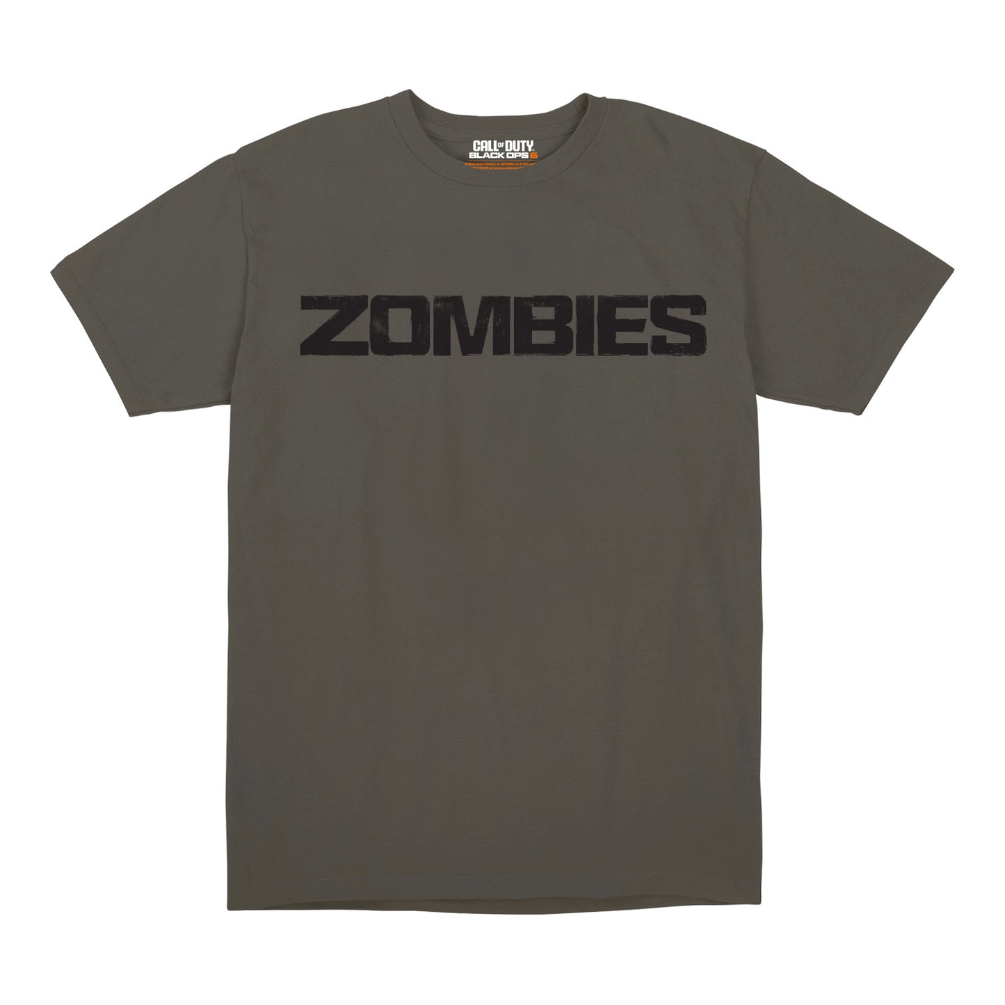 Call of Duty: Black Ops 6 Zombies Grey T-Shirt - Front View