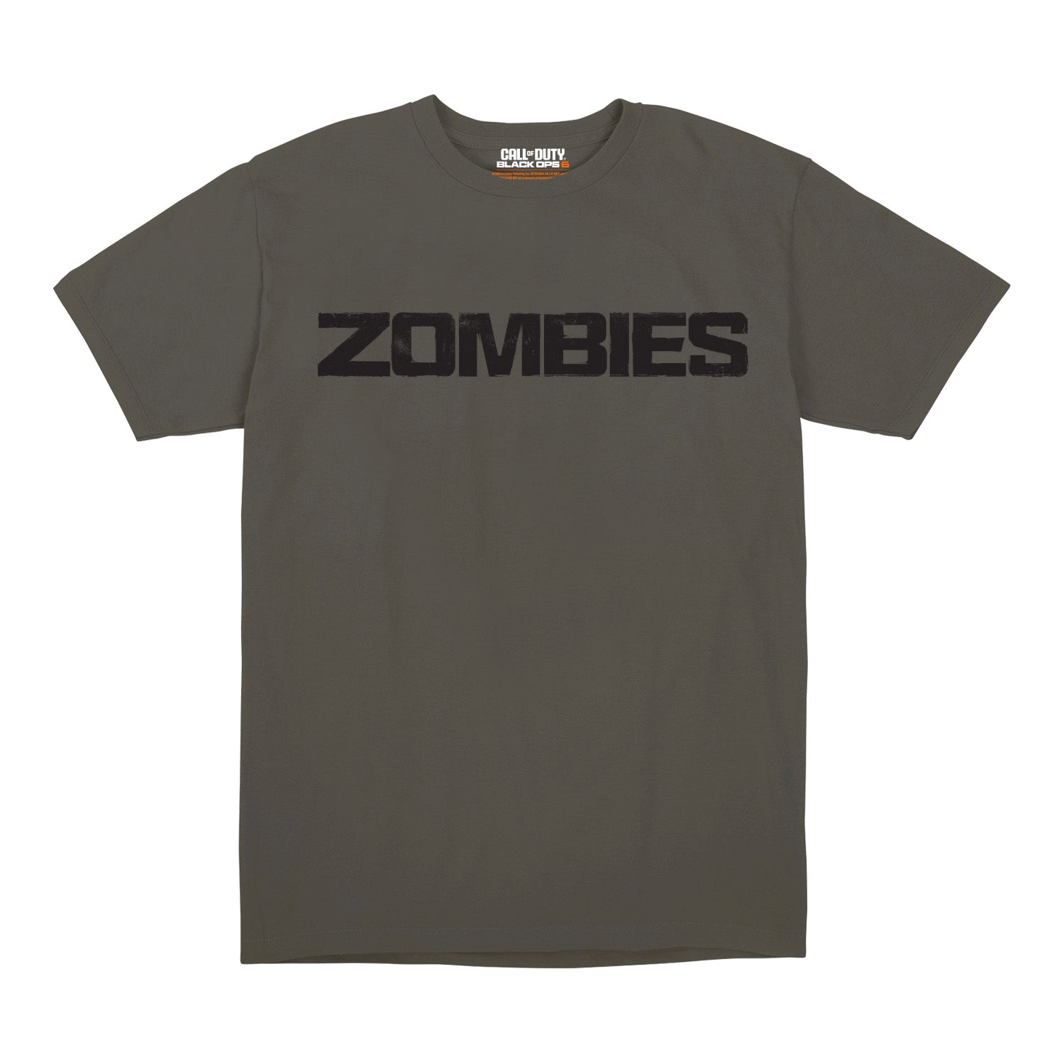 Call of Duty: Black Ops 6 Zombies Grey T-Shirt - Front View