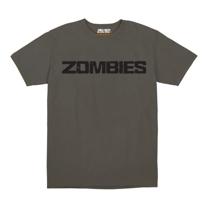 Call of Duty: Black Ops 6 Zombies Grey T-Shirt - Front View