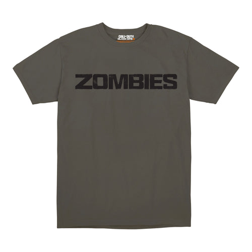 Call of Duty: Black Ops 6 Zombies Grey T-Shirt - Front View