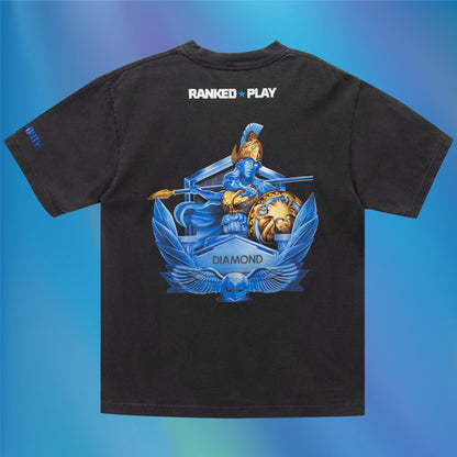 Call of Duty Diamond Rank T-Shirt - Front View Stylized Background