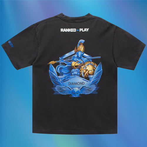 Call of Duty Diamond Rank T-Shirt - Front View Stylized Background