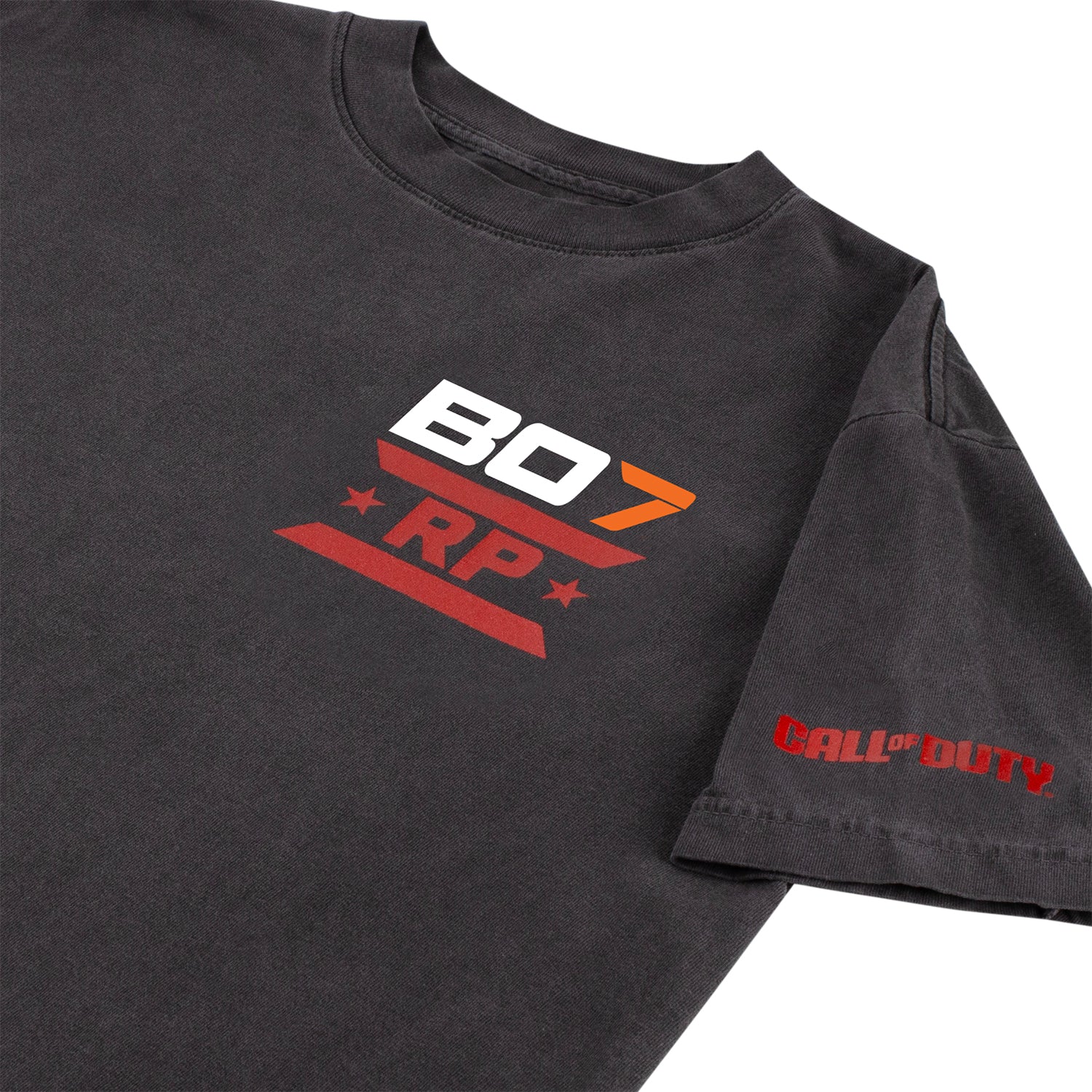 Call of Duty Crimson Rank T-Shirt - Front View Close-Up