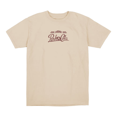 Call of Duty Vintage Perk-A-Cola Cans T-Shirt - Front View Tan Version