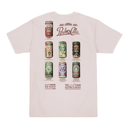 Call of Duty Vintage Perk-A-Cola Cans T-Shirt - Back View Grey Version