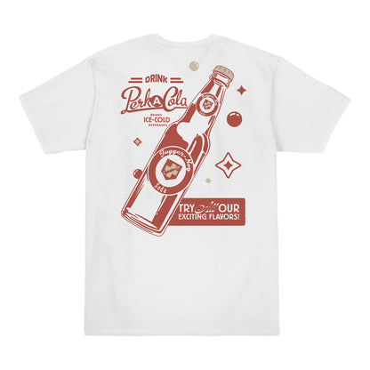 Call of Duty Vintage Perk-A-Cola Bottle T-Shirt - Back View White Version