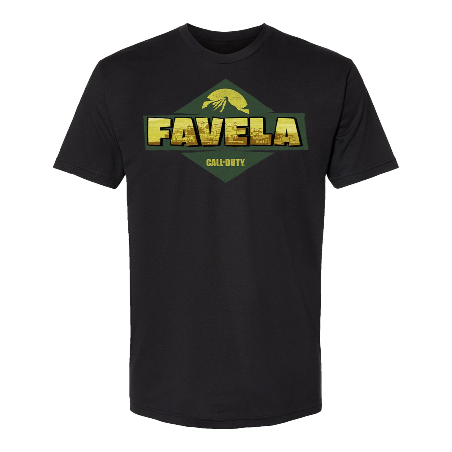 Call of Duty Favela T-Shirt - Black Front View