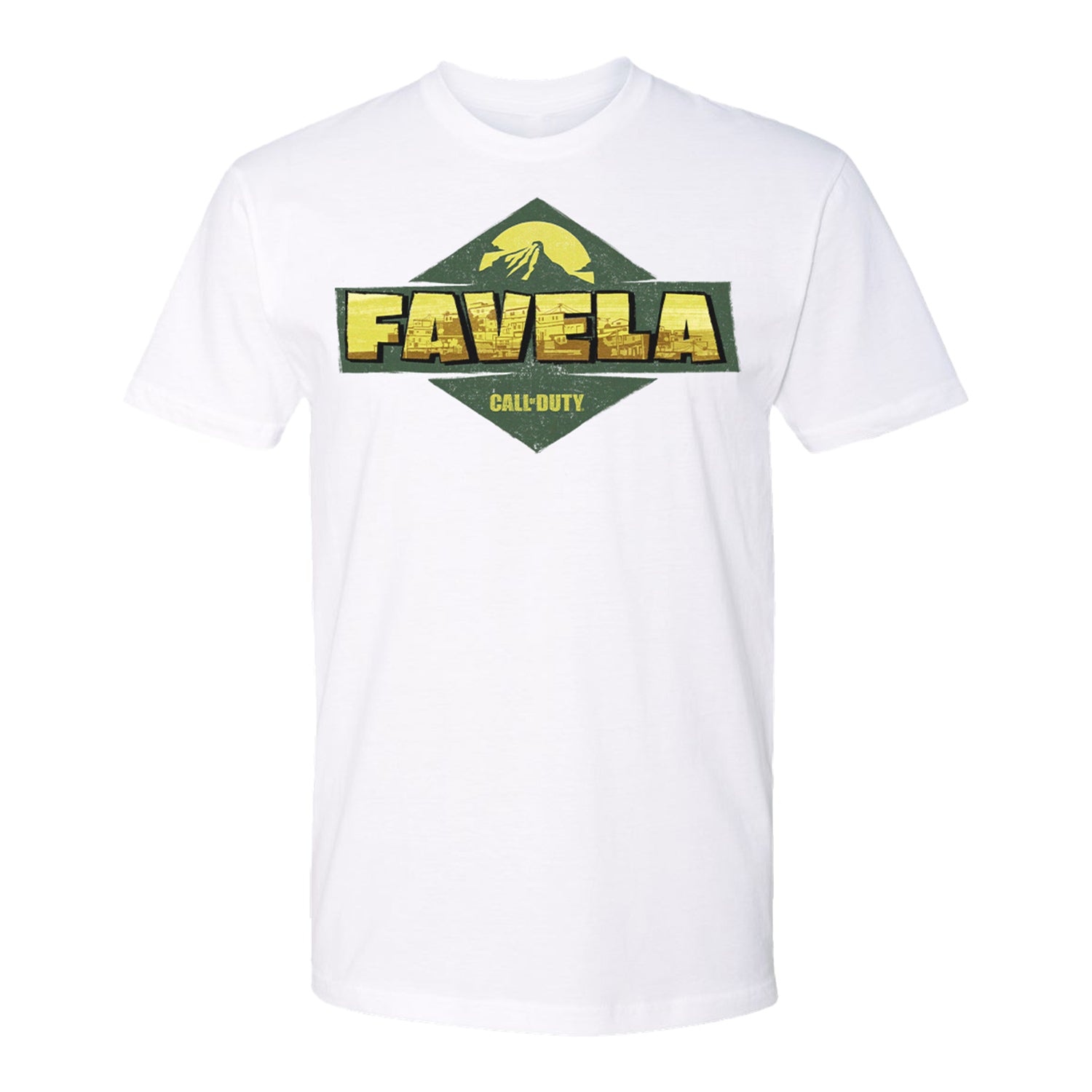 Call of Duty Favela T-Shirt - White Front View